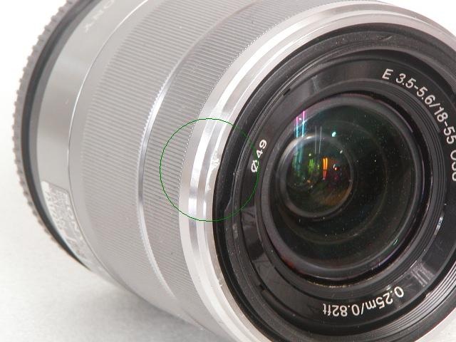 【難あり】 E 18-55mm 1：3.5-5.6 OSS (Silver)  SEL1855