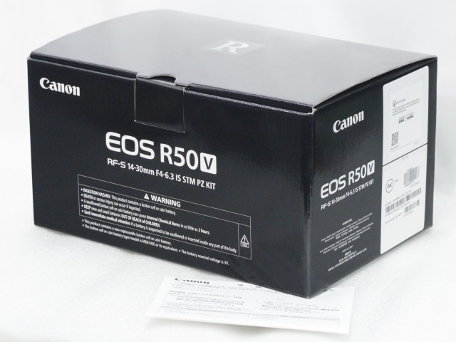 【準新】 EOS R50 V RF-S 14-30mm F4-6.3 IS STM PZ KIT 【保印】