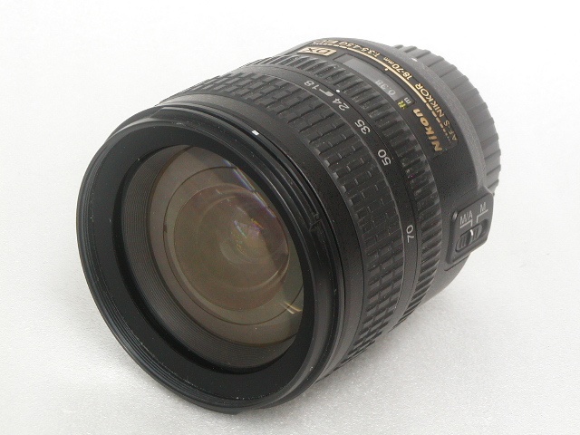 【難あり】 AF-S NIKKOR  DX 18-70mm 1:3.5-4.5G ED w/HB-32