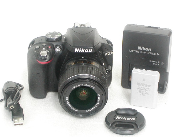 【美品】 D3300  AF-S NIKKOR DX 18-55mm 1：3.5-5.6G VR II  Kit