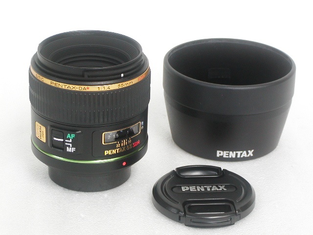 【美品】 smc PENTAX-DA★ 55mm 1：1.4 SDM