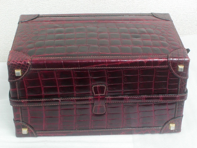 JADIN DES SACS  クロコダイル キャリングトランク