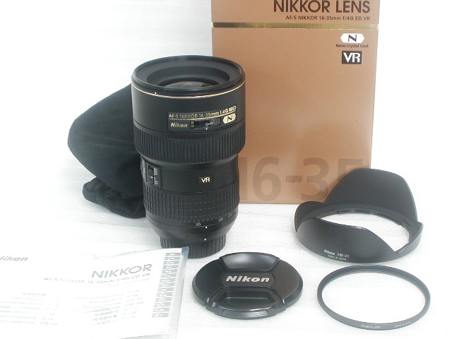 AF-S NIKKOR  16-35mm 1：4G ED 〈N〉 w/HB-23
