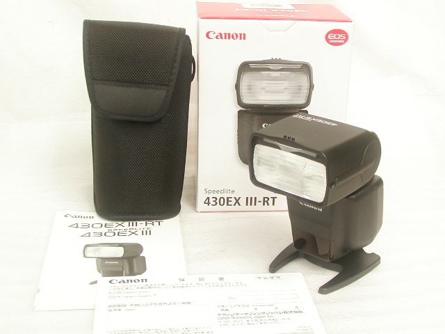 10月 【美品】 SPEEDLITE  430EX III-RT 【保付】
