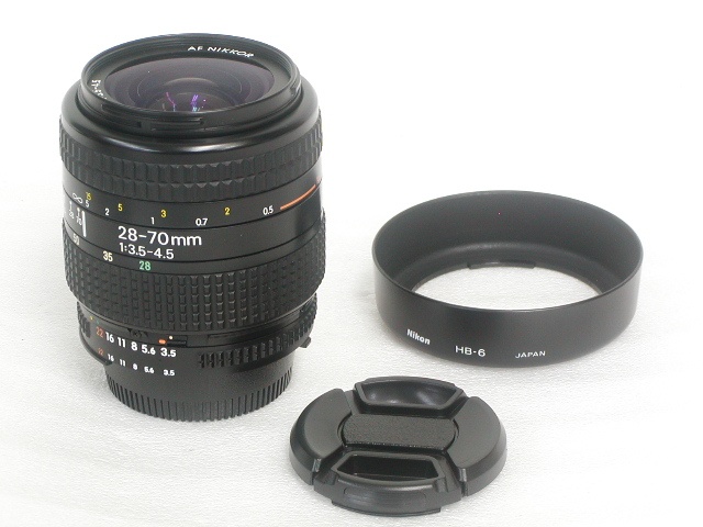 【難あり】 AF NIKKOR  28-70mm f/3.5-4.5 w/HB-6