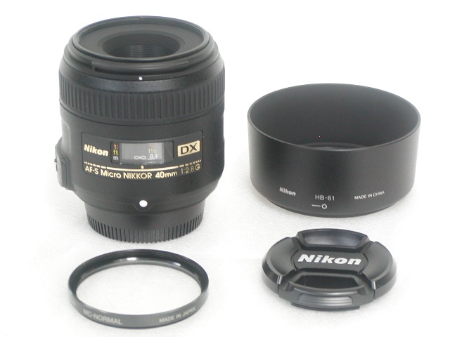 【美品】 AF-S Micro NIKKOR DX 40mm f/2.8G