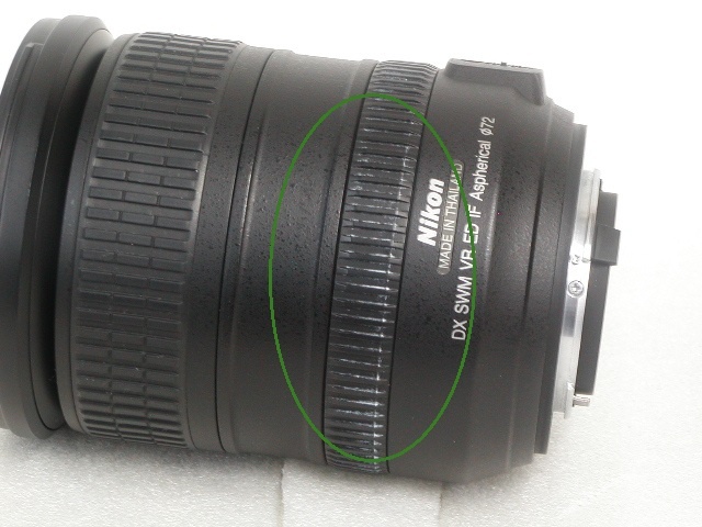 【難あり】 AF-S NIKKOR DX 18-200mm f/3.5-5.6G ED VR w/HB-35・Nikon NC