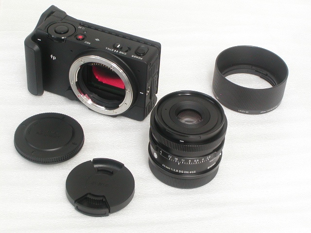 【美品】 Sigma fp 45mm F2.8 DG DN Contemporary Kit W / HG-11 (ハンドグリップ)