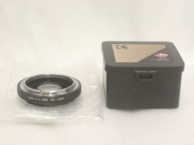 K&F  CONSEPT  レンズアダプター FD-EOS