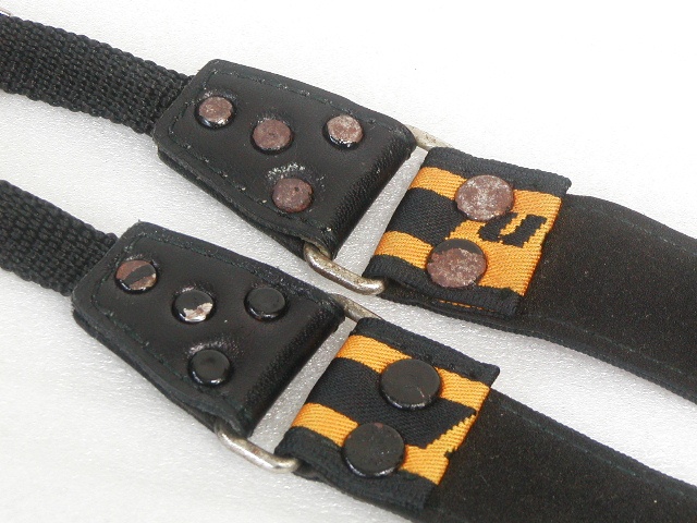 黄×黒 オールドストラップ 細タイプ 
