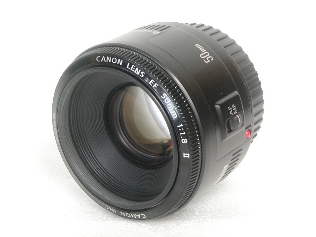 【美品】 EF 50mm 1:1.8 II w/ ES-62・62-L