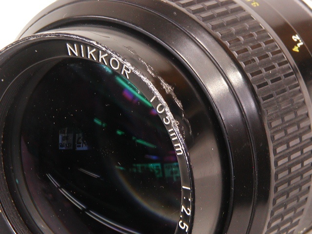 【難あり】  NEW  NIKKOR 105mm 1:2.5 