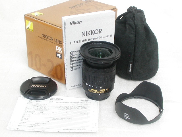 【美品】  AF-P NIKKOR DX 10-20mm 1:4.5-5.6 G VR