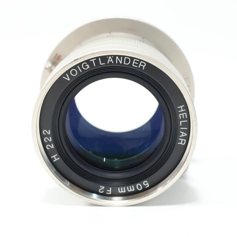 HELIAR 50mm F2 ニッケル仕上げ