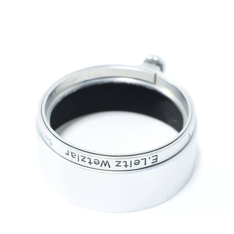 ズマロン35mm F3.5用 フード FOOKH シルバークローム