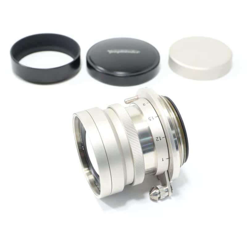 HELIAR 50mm F2 ニッケル仕上げ