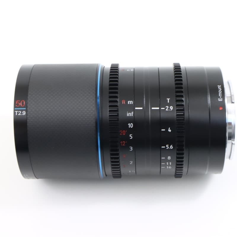 50mm T2.9 Full カーボン アナモルフィックレンズ E/ブルー Saturn E50B-JP