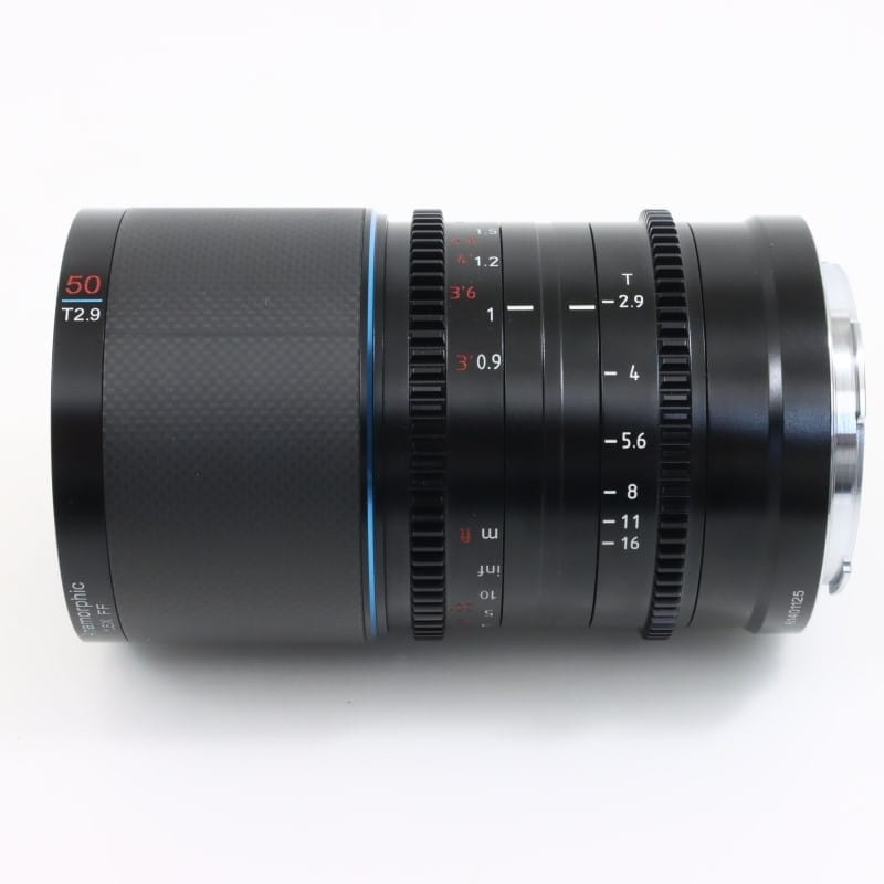 50mm T2.9 Full カーボン アナモルフィックレンズ L/ブルー Saturn L50B-JP