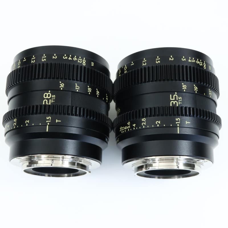 Simera-C 28mm/35mm/50mm/75mm 4-lens kit T1.5 Eマウント ブラック TP-SC4P-E