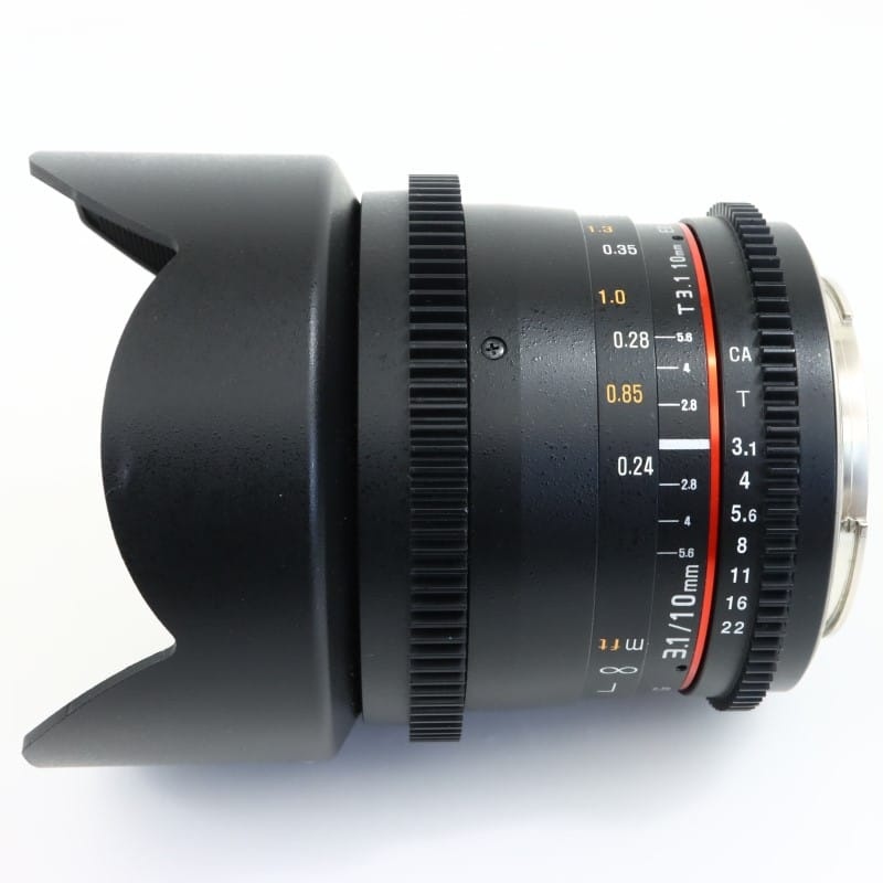 10mm T3.1 VDSLR II キヤノンEF用 [シネマレンズ]