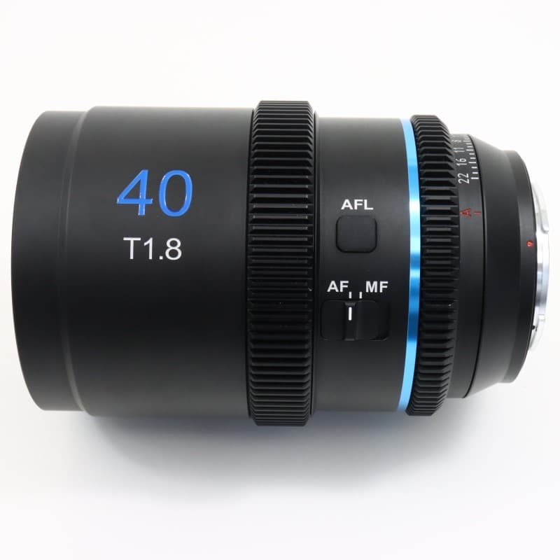 オートフォーカスアナモルフィックレンズ T1.8 S35 40mm E/ブルー 40AF133X-EB-JP