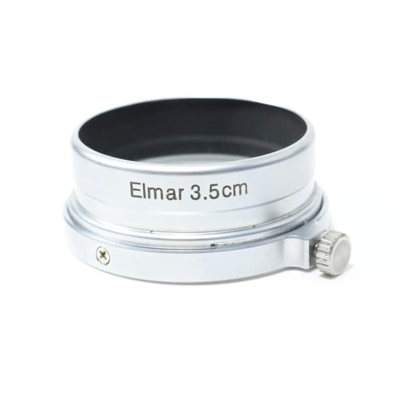 エルマー35mm F3.5用 フード ニューヨークライツ製 FLQOO シルバークローム