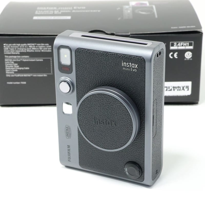 instax mini Evo FUJIFILM 90th Anniversary Special Kit DARK SILVER