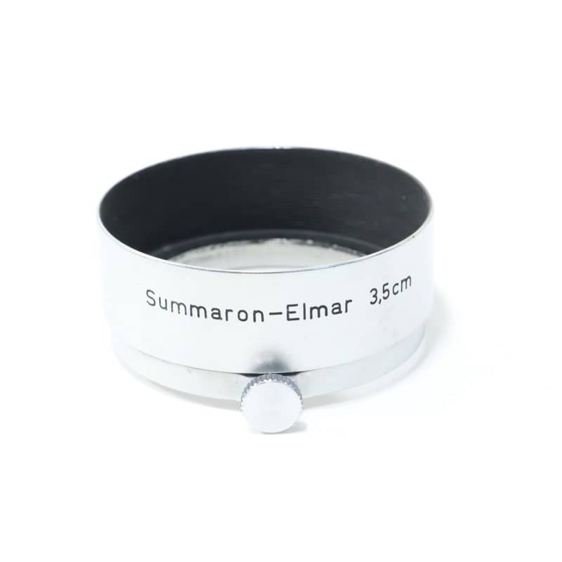 ズマロン35mm F3.5用 フード FOOKH シルバークローム