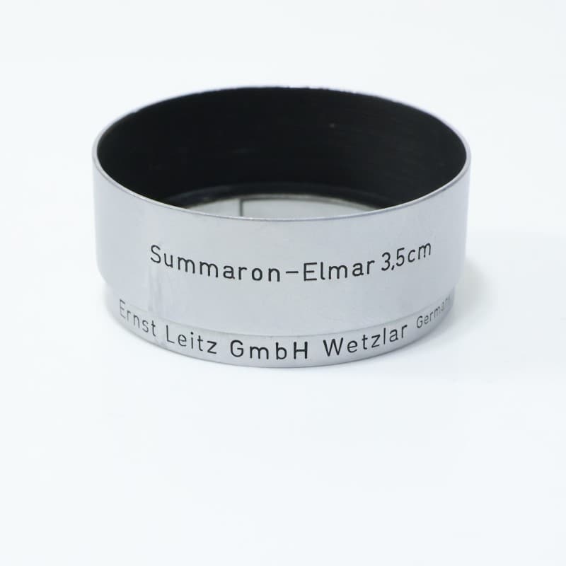 ズマロン35mm F3.5用 フード FOOKH シルバークローム