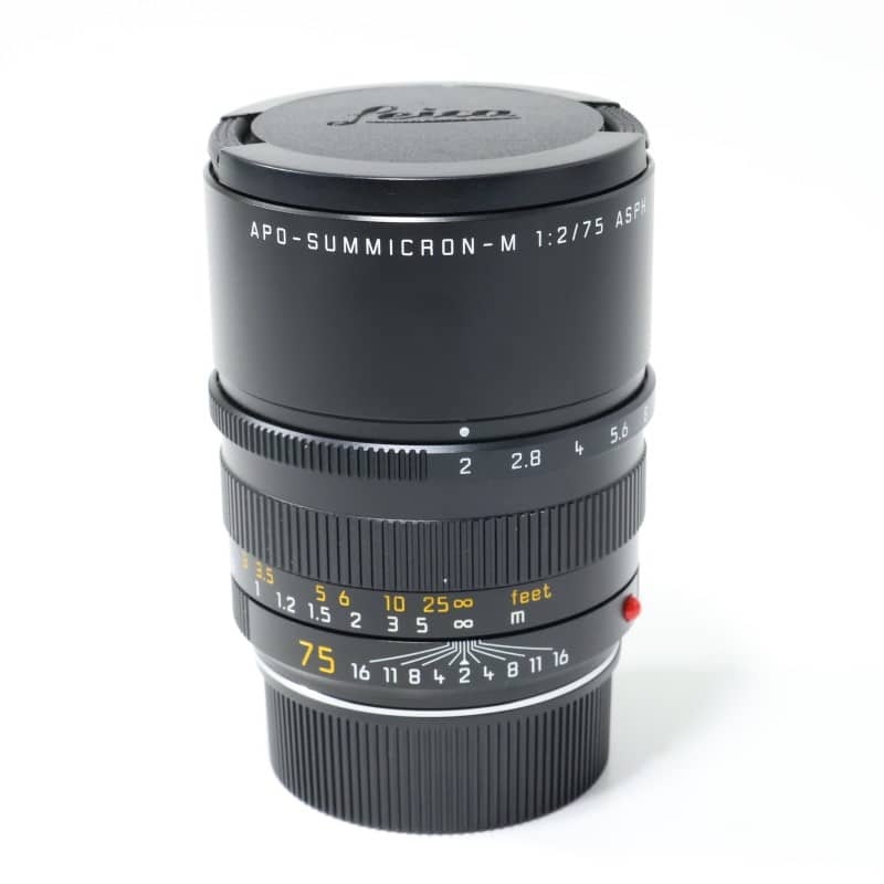 ライカ アポ・ズミクロンM f2/75mm ASPH. ブラック 11637C