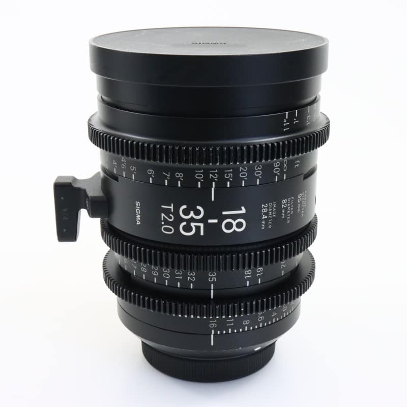 18-35mm T2/EF feet [High Speed Zoom Line 18-35mm T2 EFマウント フィート表示]