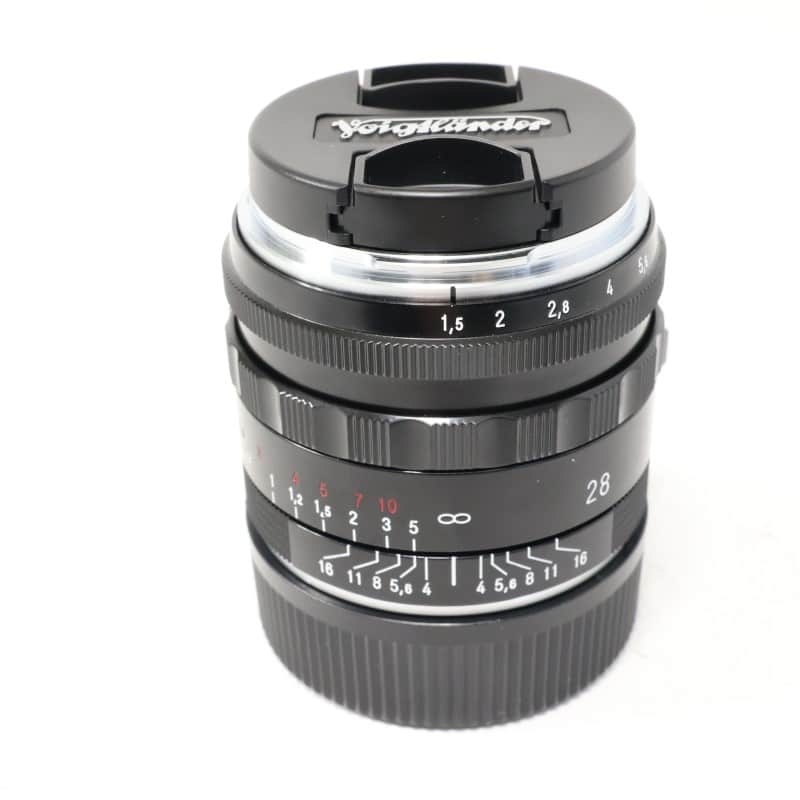 NOKTON Vintage Line 28mmF1.5 Aspherical Type II ブラックペイント
