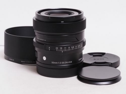 C 50mm F2 DG DN Lマウント 【中古】(L:925)