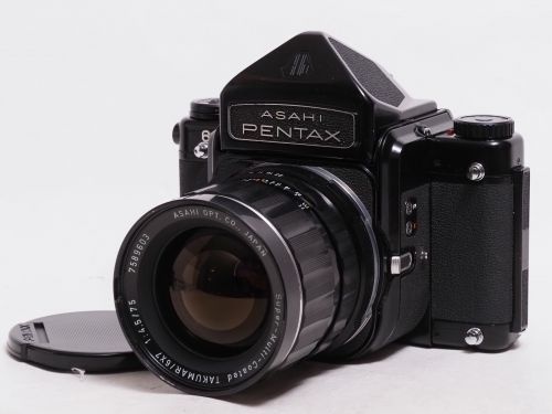 6X7 M/UP無 アイレベル + SMC-T 75/4.5 【中古】(B:812)