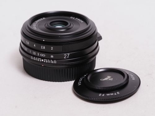 ULTRON 27mm F2 ブラック フジX用 【中古】(L:146)