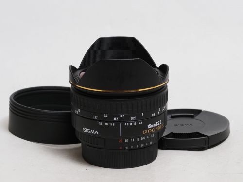 15mm F2.8 EX DG フィシュアイ ニコン用 【中古】 (L:725)