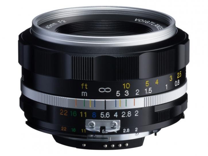 ULTRON 40mm F2 Aspherical SL II S(ニコンF用) シルバーリム 新品