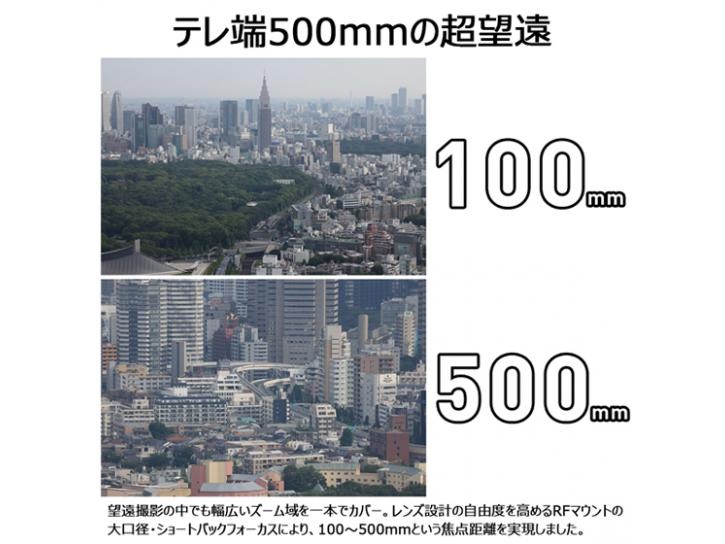 RFレンズ RF100-500mm F4.5-7.1 L IS USM 新品                                       キヤノン 夏のキャッシュバック2025対象商品