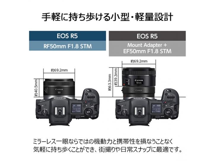 RFレンズ RF50mm F1.8 STM 新品                                                     キヤノン 夏のキャッシュバック2025対象商品