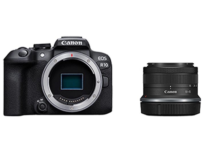 EOS R10 RF-S18-45 IS STM レンズキット 新品                                           キヤノン 夏のキャッシュバック2025対象商品