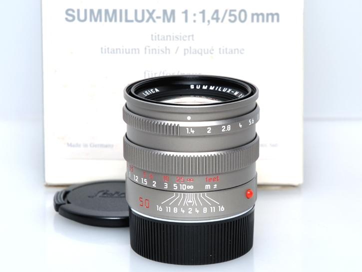 ズミルックスM 50mm F1.4 チタン 代引き不可