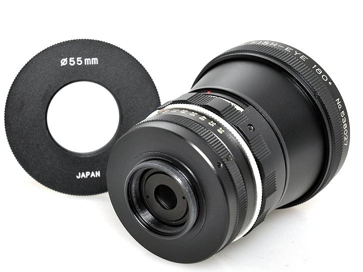 Kenko MC FISH-EYE 180°  55mmアタッチメント