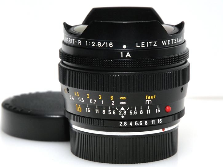 エルマリートR16mmF2.8フィッシュアイ 3カム