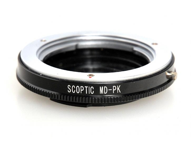 ペンタックスKレンズ→ミノルタMDボディアダプター