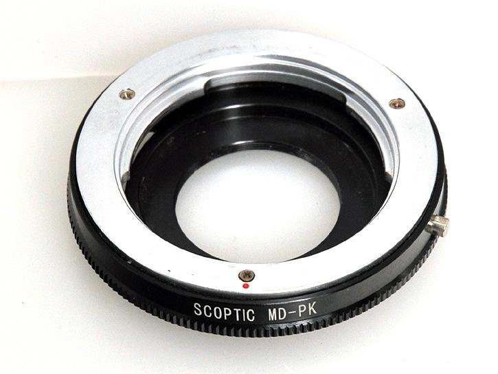 ペンタックスKレンズ→ミノルタMDボディアダプター