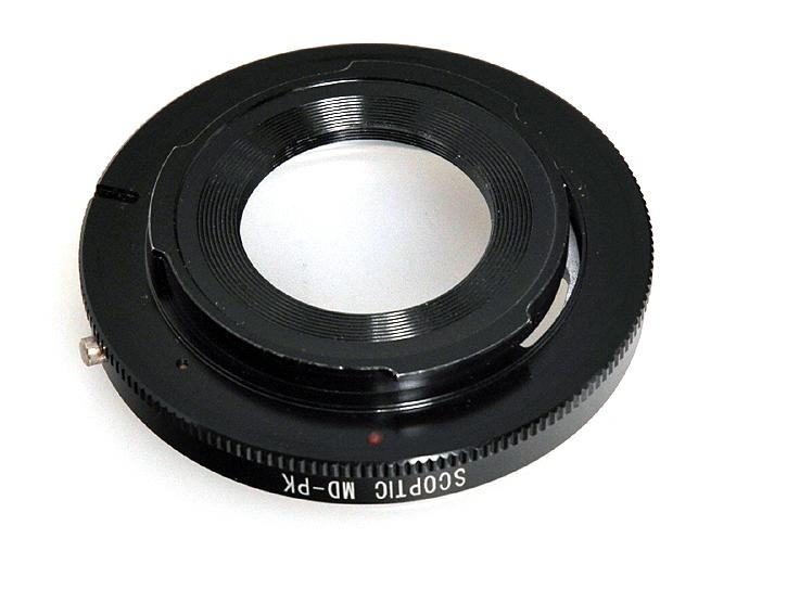 ペンタックスKレンズ→ミノルタMDボディアダプター