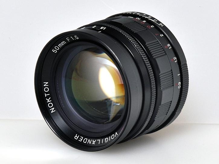 NOKTON 50mm F1.5 Aspherical ブラック ライカLマウントレンズ