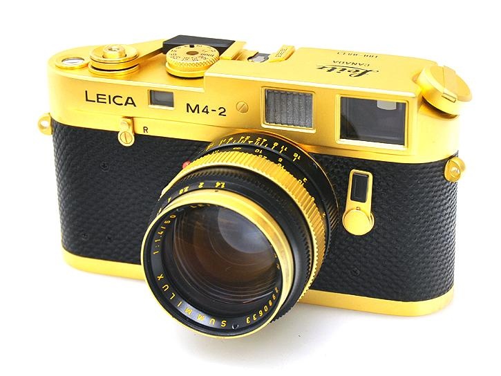 M4-2 ゴールド   ズミルックス50mmF1.4付 代引き不可