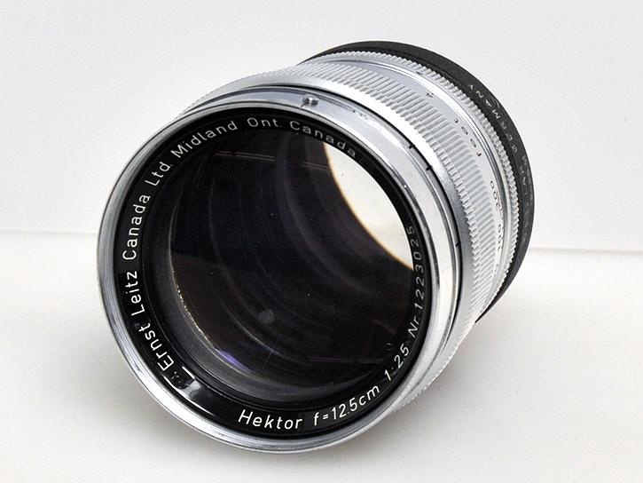 ヘクトール12.5cm F2.5（Hektor 125mm f2.5）カナダ Mマウントアダプター付