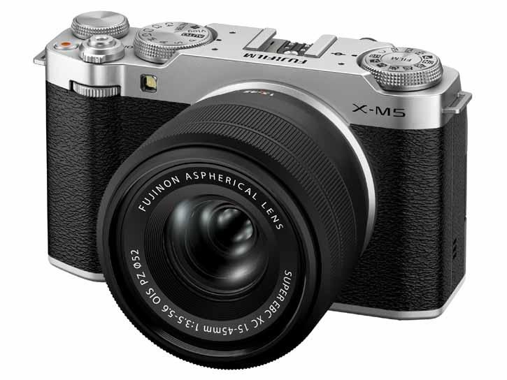 FUJIFILM X-M5  XC15-45mmF3.5-5.6 OIS PZレンズキット シルバー  新品